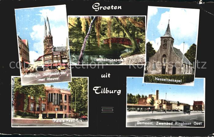 Tilburg Koningin Julianastraat met Heuvel Wilhelminapark Hasseltsekapel  Gemeent