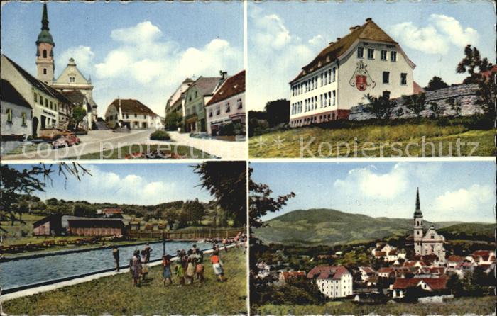 Pischelsdorf der Steiermark Platzansicht Schule Schwimmbad Totale