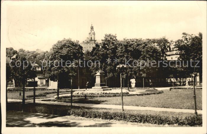 Rudolstadt Anger mit Heidecksburg