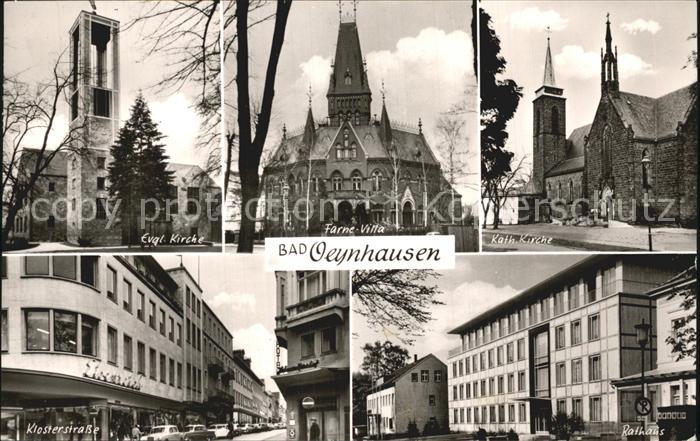 Bad Oeynhausen Ev Kirche Farne Villa Kath Kirche Klosterstr Rathaus