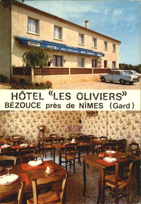 Bezouce Hotel Les Oliviers Gaststube