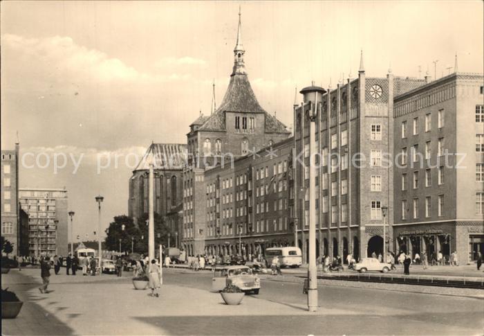 ROSTOCK  CITY Marienkirche in der Langen Strasse