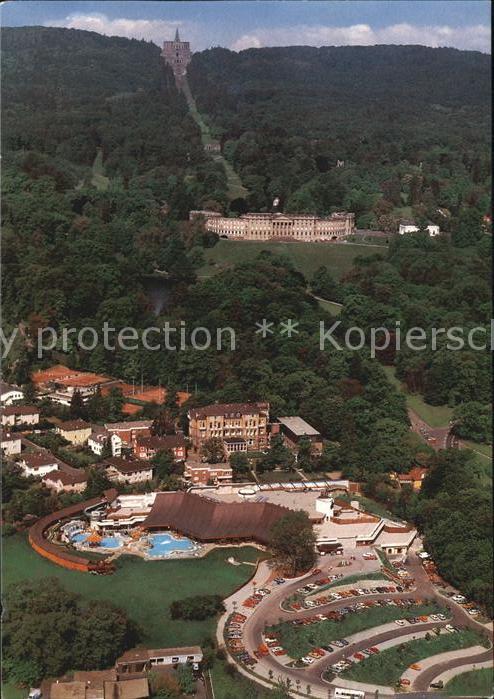 Wilhelmshoehe Kassel Kurhessen Therme Fliegeraufnahme