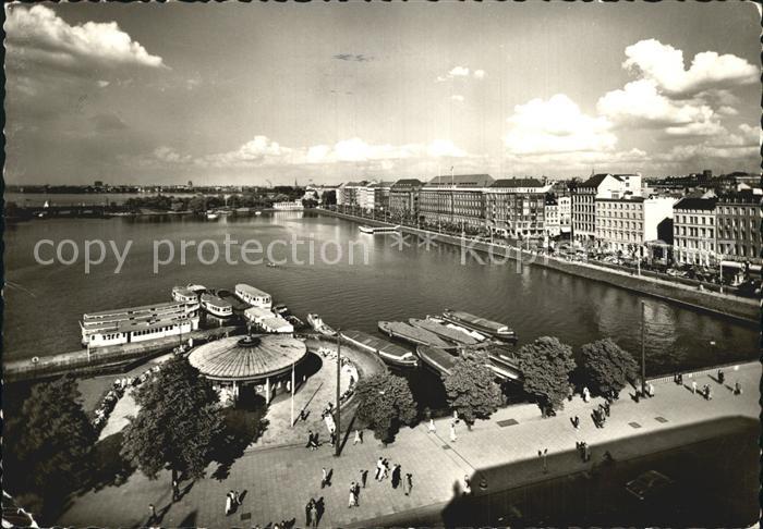 HAMBURG  CITY Binnenalster und Ballindamm