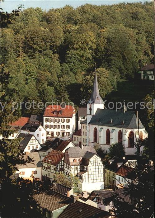 Blankenheim Eifel Teilansicht Kirche