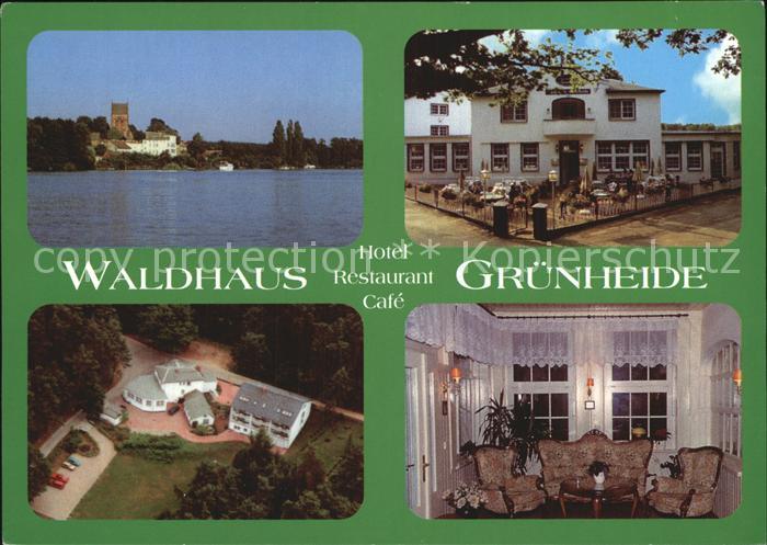 Gruenheide Vogtland Hotel Restaurant Cafe Waldhaus Fliegeraufnahme Gaestezimmer