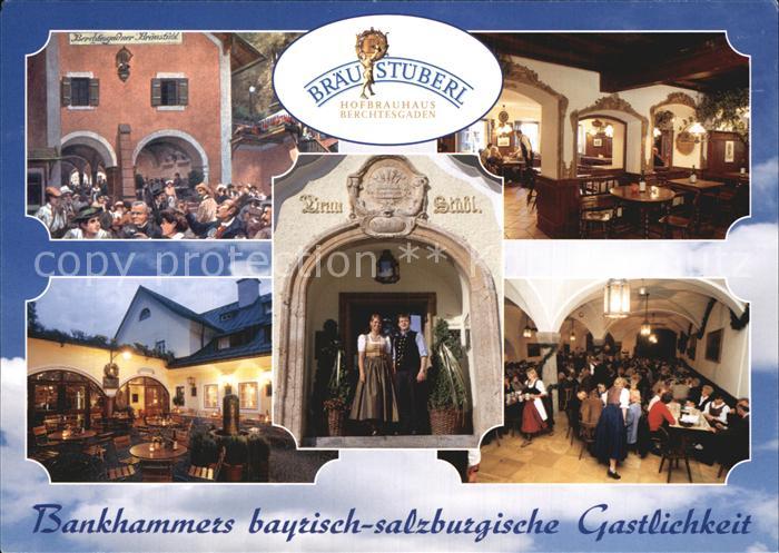 BERCHTESGADEN Bayern Hofbraeuhaus Braeustueberl Gastraeume