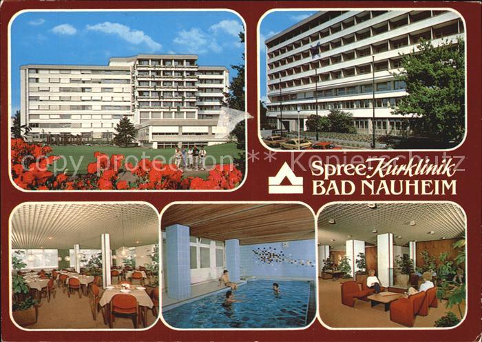 Bad Nauheim Spree Kurklinik Speisesaal Hallenbad Foyer