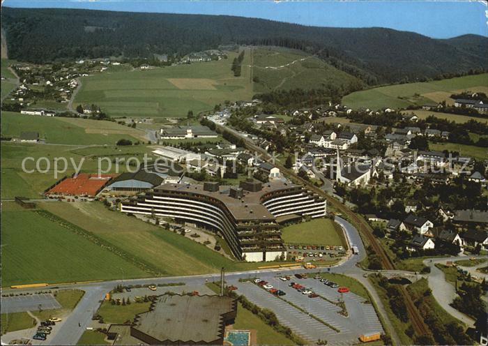 Willingen Sauerland Blick zum Sauerlandstern Fliegeraufnahme