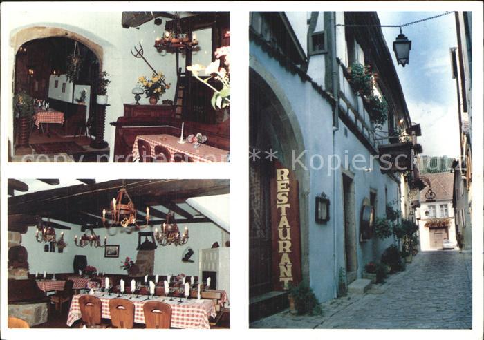 Riquewihr Haut Rhin Caveau Restaurant Winstub A la Grappe d Or Gaststube