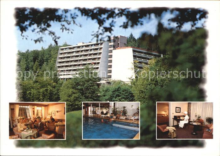 Bad Brueckenau Regena Privatklinik Sanatorium Gastraum Hallenbad