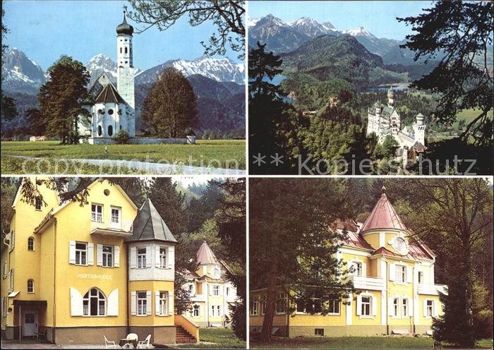 Hohenschwangau Kirche Schloss Erholungsheim Martha Maria