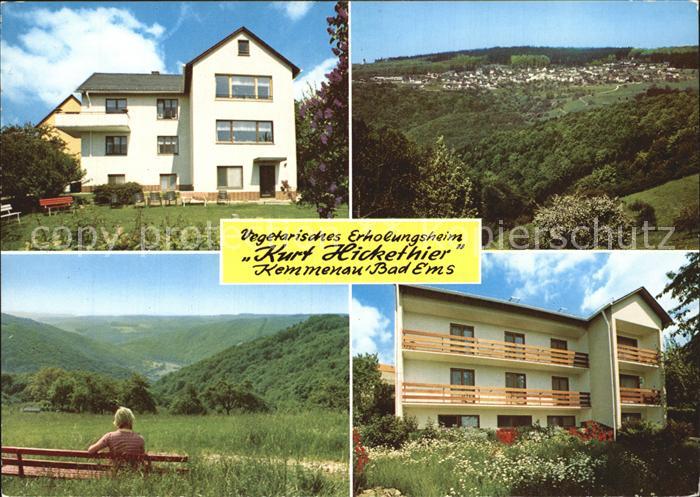 Kemmenau Vegetarisches Erholungsheim Kurt Hickethier Panorama Ruhebank