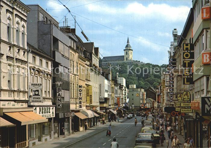 Siegburg Kaiserstrasse mit Michaelsberg