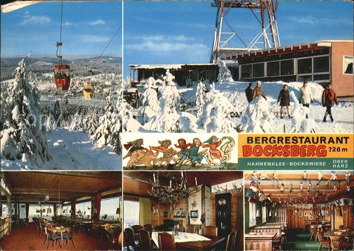 Hahnenklee-Bockswiese Harz Bergrestaurant Bocksberg Gastraeume Luftseilbahn