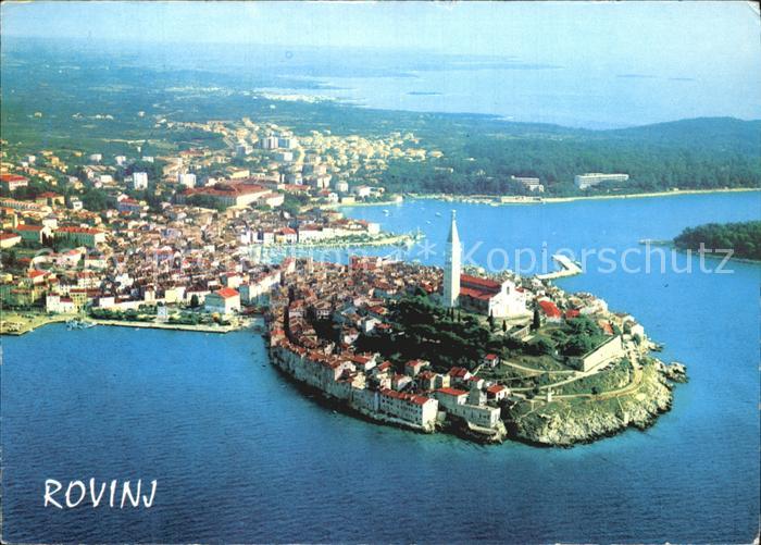 Rovinj Istrien Fliegeraufnahme