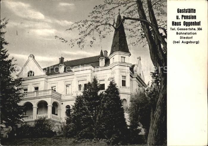 Diedorf Schwaben Gaststaette Pension Haus Oggenhof