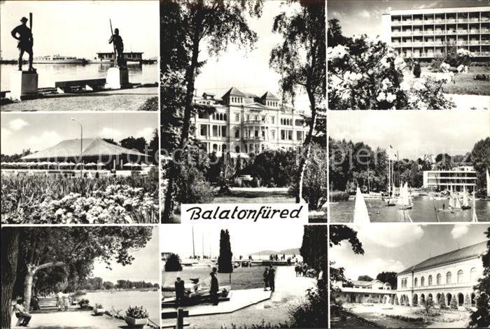 Balatonfuered Orts und Teilansichten