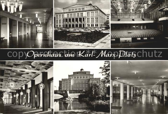 LEIPZIG Sachsen Opernhaus am Karl Marx Platz Details