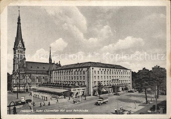 Chemnitz Hotel Chemnitzer Hof und Petrikirche