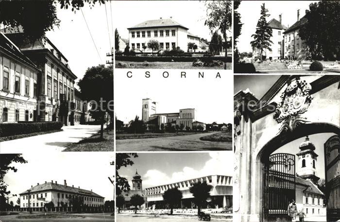 Csorna Gyoer Orts und Teilansichten