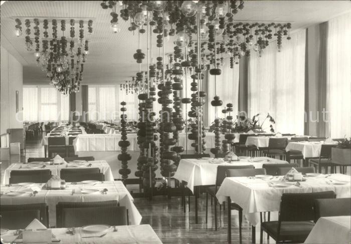 Oberwiesenthal Erzgebirge FDGB Erholungsheim am Fichtelberg Speisesaal