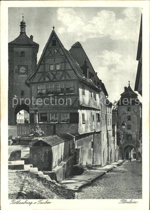 Rothenburg Tauber Ploenlein