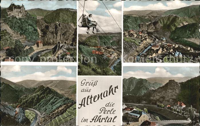 Altenahr Gesamtansicht Sessellift Ahrtal