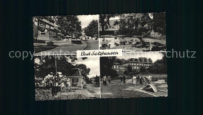 Bad Salzhausen Golfplatz Kurhaus Kurgarten