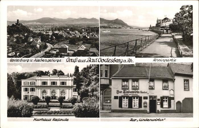 Bad Godesberg Rheinpartie Siebengebirge Kurhaus Redoute Zur Lindenwirtin