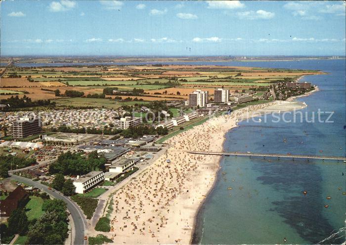 Grossenbrode Ostseebad Strand Fliegeraufnahme
