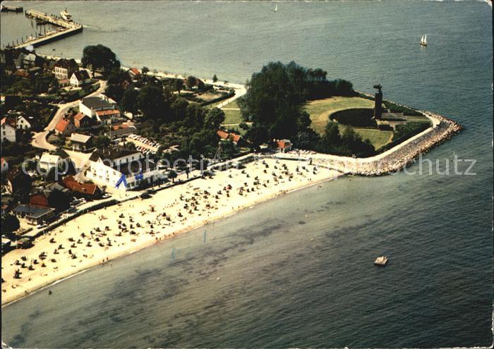Moeltenort Strand Fliegeraufnahme
