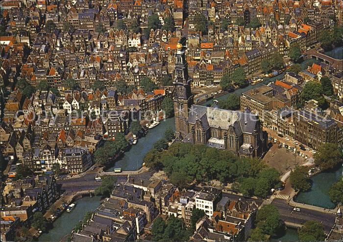 Amsterdam Niederlande Fliegeraufnahme