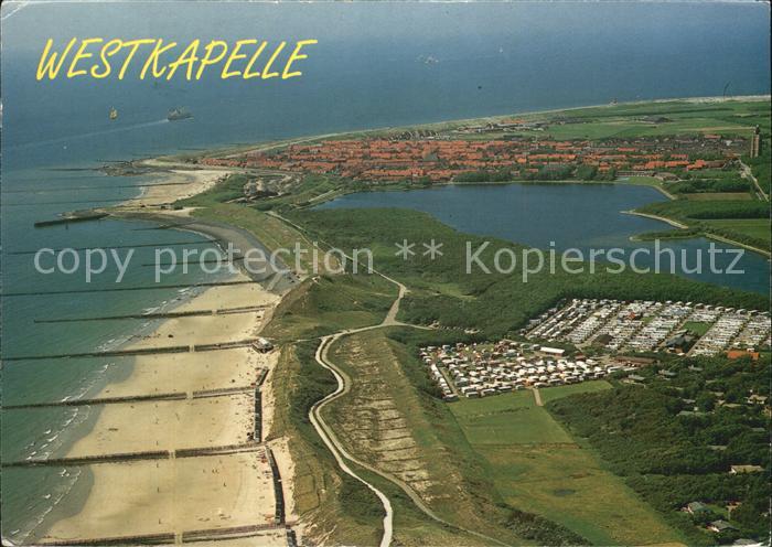 Westkapelle Netherlands Fliegeraufnahme