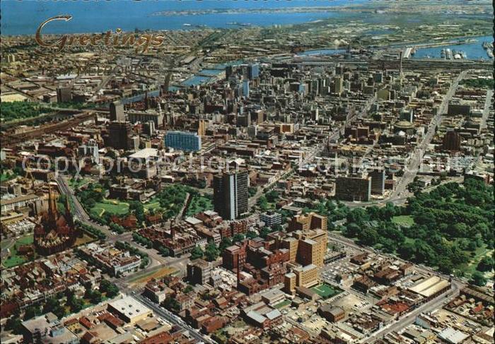 Melbourne Victoria Fliegeraufnahme