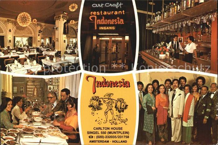 Amsterdam Niederlande Restaurant Indonesia