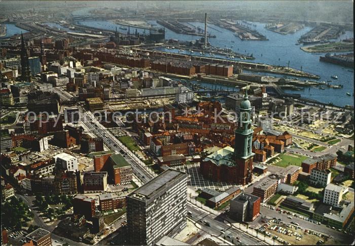 HAMBURG  CITY Hafen Fliegeraufnahme
