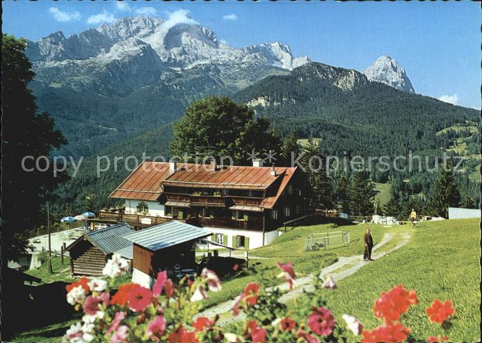 Eckbauer Alm Hochblassen Alpspitze Zugspitze Berggasthof Eckbauer
