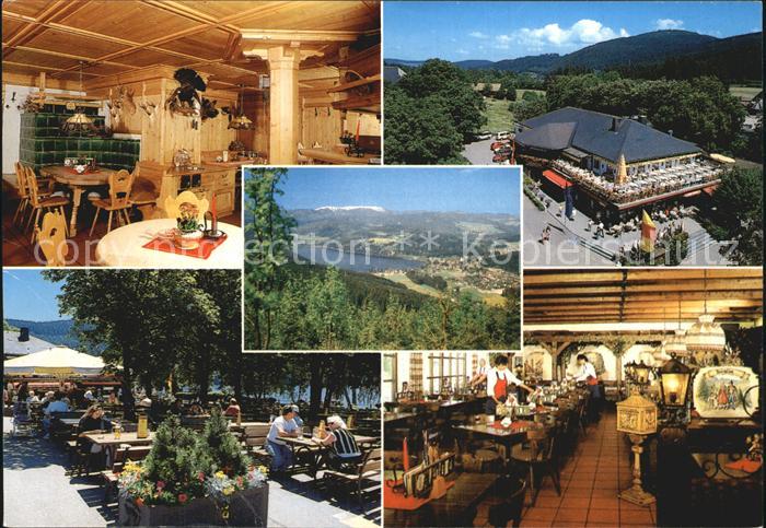 Titisee Restaurant Bergsee Terrasse Gastraum Panorama