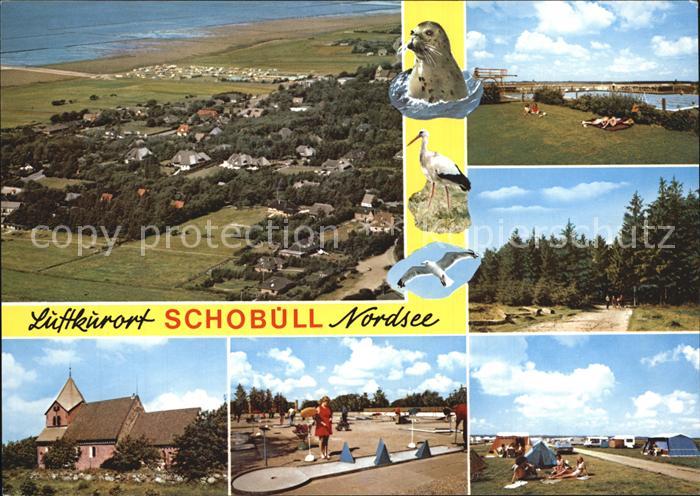 Schobuell Husum Kirche Mini Golf Zeltplatz