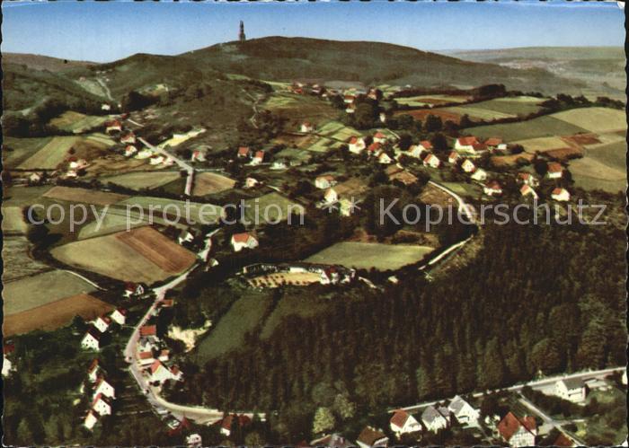 Berlebeck Hahnberg Hermannsdenkmal Fliegeraufnahme