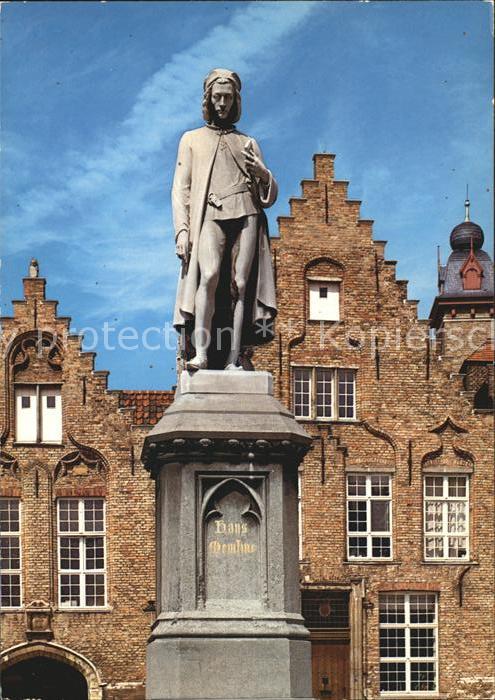 BRUGGE Bruges Belgie Hans Memling Denkmal