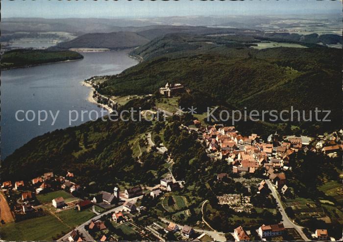 Edertal Edertalsperre Fliegeraufnahme