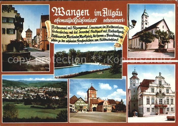 Wangen Allgaeu Kirche Rathaus