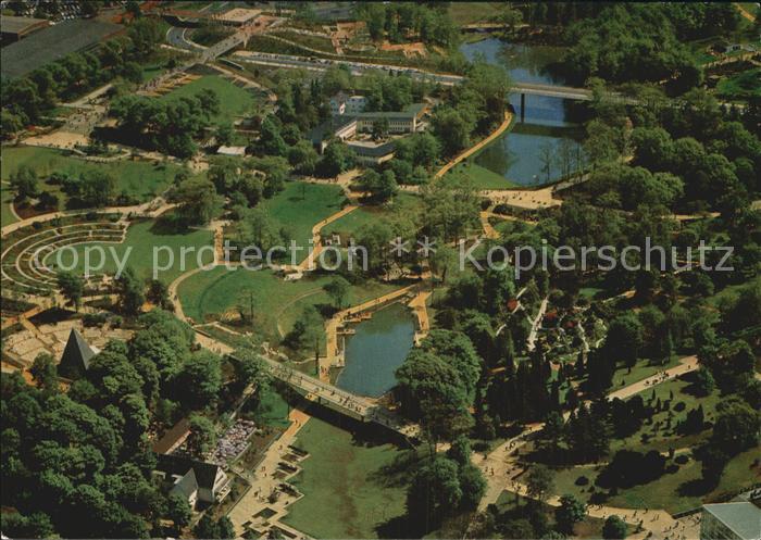 Essen Ruhr Fliegeraufnahme Grugapark
