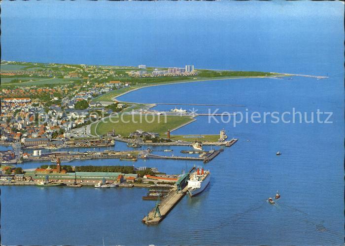 Cuxhaven Nordseebad Fliegeraufnahme Steubenhoeft
