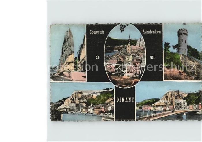 Dinant Wallonie Bruecke Turm