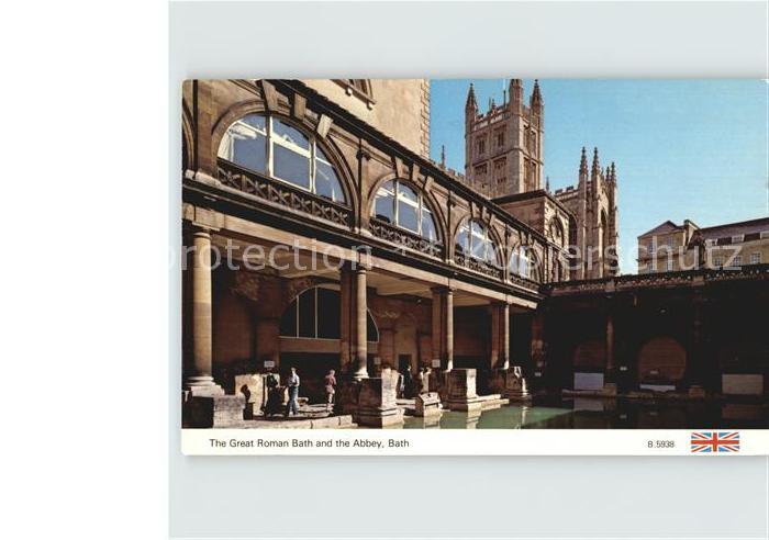 Bath UK The great roman Bath and the Abbey