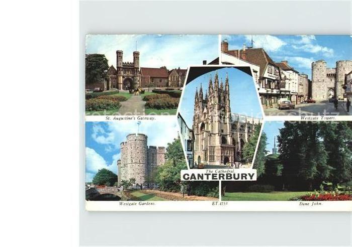 Canterbury Kent The Cathedral Westgate Gardens Dane John