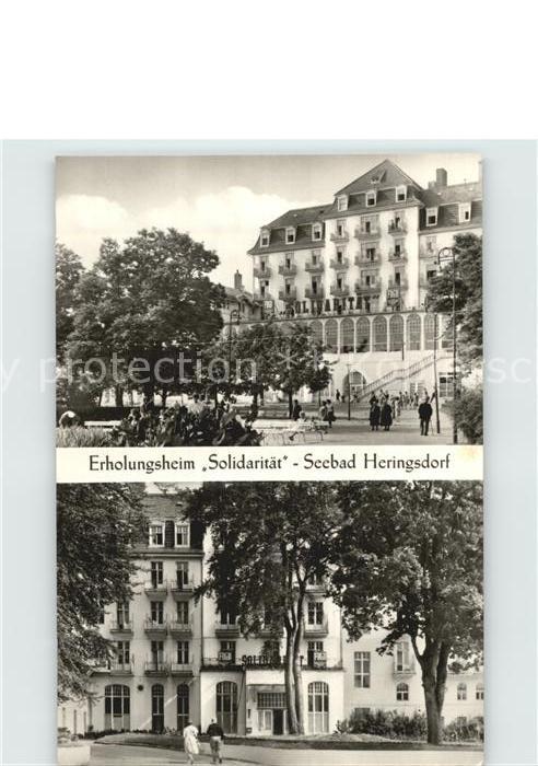 Heringsdorf Ostseebad Usedom Erholungsheim Solidaritaet